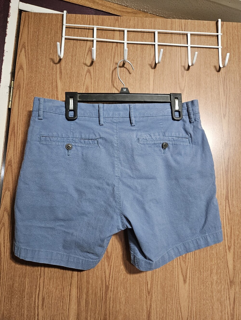 Goodthreads Men's Slim Oxford Short Blue 5" Inseam Flat Front Chino Size 32! - Picture 5 of 8